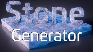 Stone Generator In Cinema 4D and Octane Render