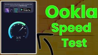 How To See Wi-Fi And Data  Speedtest By Ookla App And Websites