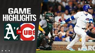 A's vs. Cubs Game Highlights (9/16/24) | MLB Highlights