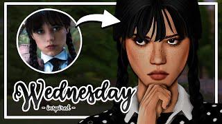 Wednesday Addams inspired  + CC List | Sims 4 Create a Sim