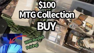 $100 MTG Collection BUY - With TCG & CardKingdom Buylist Pricing - Magic: The Gathering