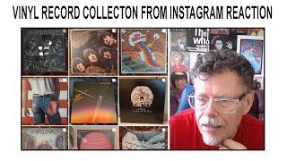 VINYL RECORD COLLECTON FROM INSTAGRAM REACTION