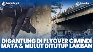 MISTERIUS & JANGGAL! Pria Mati Tragis di Flyover Cimindi Tapi Mata & Mulut Ditutup Lakban