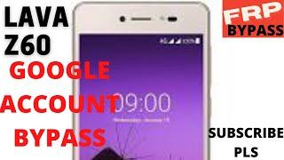 Lava Z60 Android 7 FRP bypass without pc 101% working trick google account bypass latest.