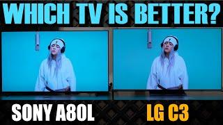 Sony A80L vs LG C3 | Sony Oled vs Lg Oled 2024 | Sony A80L TV Review | LG C3 TV Review | LG C3 OLED