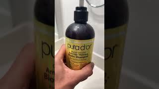 Try This Anti Hair-Thinning Shampoo | purad'or shampoo review |#shorts #hairfall #haircare #shampoo