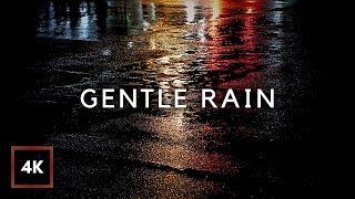 GENTLE NIGHT RAIN Sounds on Road | Rain Sounds for Sleeping, Rain for Deep Sleep