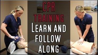 CPR/ BLS training | Follow along with my training! RQI system | Code One Training Solutions