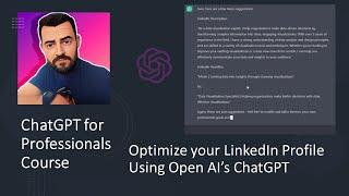 Use ChatGPT to Optimize your LinkedIn Profile with AI | Easy Video How-To Guide