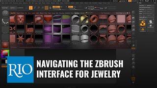 Navigating the ZBrush Interface for Jewelry