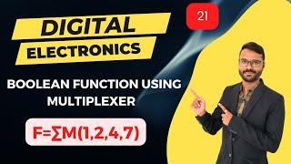 #How to implement Boolean function using Multiplexer#santoshtondare