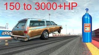 Rusty Nitrous Wagon Can't Stop Doing Wheelies! BeamNG Drive