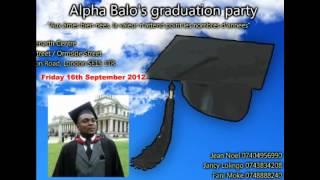 Alpha Balo graduation party