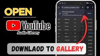 How To Open YouTube Audio Library on Android Phone | Use Audio Library