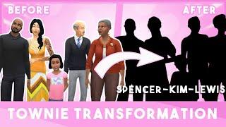 Townie Transformation - Spencer-Kim-Lewis Family - No CC - Create A Sim - THE SIMS 4