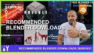 Recommended Blender Downloads 28 September 2021