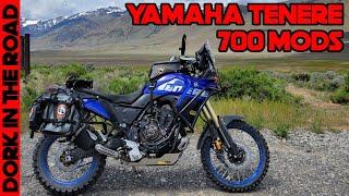 Yamaha Tenere 700 Mods List: Footpegs, Skidplate, Tires, Protection, Luggage, and More