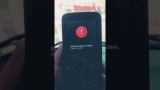 new jio phone f320b update problem