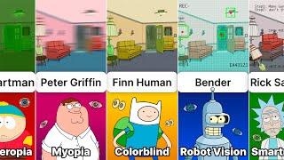 How These Cartoon Characters SEE The WORLD?