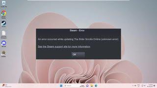 Fix Steam an Error Occurred While Updating A Game