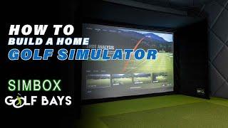 Building our Home Golf Simulator in 20 mins | GOLF BAYS SIMBOX