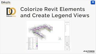 Colorize #Revit elements and create legends | #DiRootsOne #OneFilter