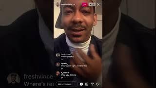 Dj Mustard & Teeflii get into HEATED arguement on IG live over & music  