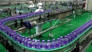 Korean drinking water plastic bottles mass production process in alkaline water factory