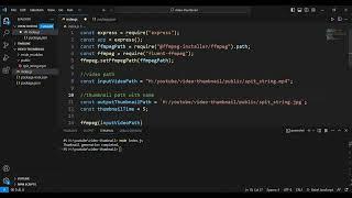 generate thumbnail from video | generate video thumbnail from video in NodeJS | thumbnail generator