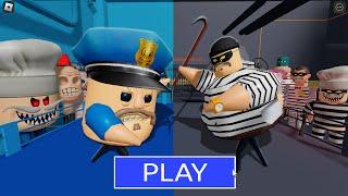 BARRY HEADS TEAM VS BARRY ROBBERS TEAM Y in BARRY'S PRISON RUN! New Scary Obby (#Roblox)