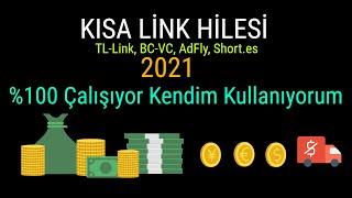 [2021] Kısa Link Hilesi [Otomatik Geçme] - TR.LİNK - BC.VC - PND - LİNK TL - PUBİZA - AdFly - Short