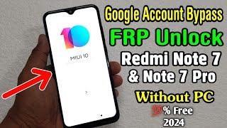 Redmi Note 7 Pro FRP BYPASS WITHOUT PC || 1000% Working (2023)