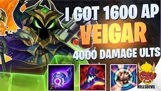 WILD RIFT | I GOT 1600 AP THIS GAME AS VEIGAR!!! | Challenger Veigar Gameplay | Guide & Build