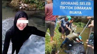 Seleb TikTok Dimakan Buaya dan Viral Hari di Media Sosial, Benarkah?