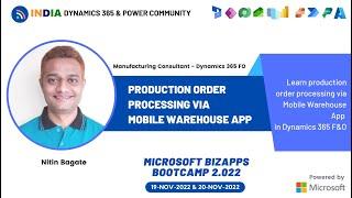 Production order processing via Mobile Warehouse App