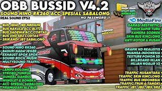 OBB BUSSID V4.2 SOUND HINO RK260 ACC SPESIAL SABALONG | Jb3 Resv x Danz | Bussid