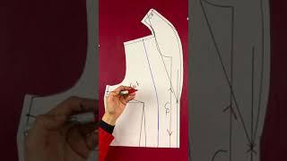 Marking your shawl collar sewing pattern #sewing #tailoring