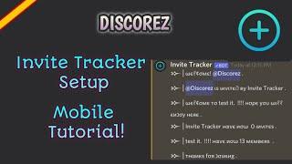 Invite Tracker Setup | Discorez | Mobile Tutorial | Amazing Tutorial #invitetracker #discordbot