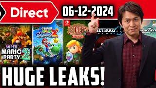 Nintendo Direct Leaks Are Insane! Latest Rumors & Leaks!