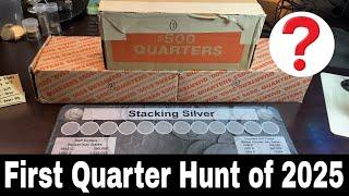 Sometimes Quarter Boxes are Tough - First Quarter Coin Roll Hunt of 2025