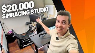 My $20,000 Sim Racing & Streaming Studio Tour! - 2024 F1 Setup Tour