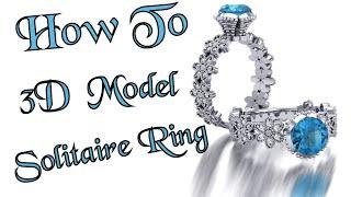 Gemvision Matrix 9.0 How to Make Flower Shape Solitaire Ring
