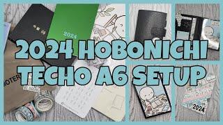 Setting Up My 2024 Hobonichi Techo A6 Planner + Weekly Supplement