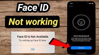 How to fix face ID not available on iphone /ios 17/ unable to activate face ID on iphone