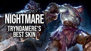 Nightmare Tryndamere makes his bad model and animations look good  || skin quick review #shorts