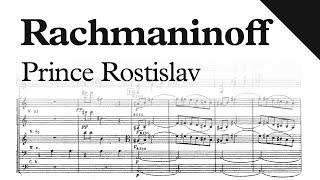 Rachmaninoff - Prince Rostislav (Sheet Music)