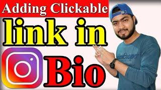 How to add clickable link in instagram bio 2021