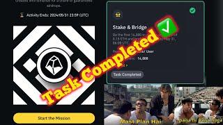 StakeStone Tokens airdrop Binance Web3 wallet • Huge Rewards