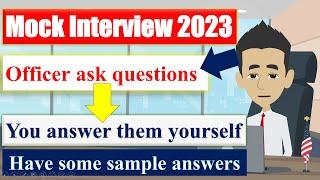 (Practice version - 2023) U.S. Citizenship Interview test (Mock interview)