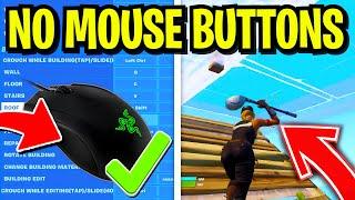 BEST KEYBOARD AND MOUSE SETTINGS FOR PLAYERS WITH NO SIDE MOUSE BUTTONS! (Fortnite Chapter 3!)